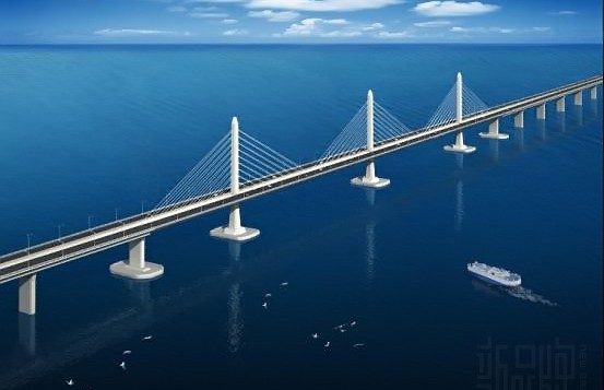 港珠澳大桥建筑使用42万吨钢铁，相当于60座埃菲尔铁塔